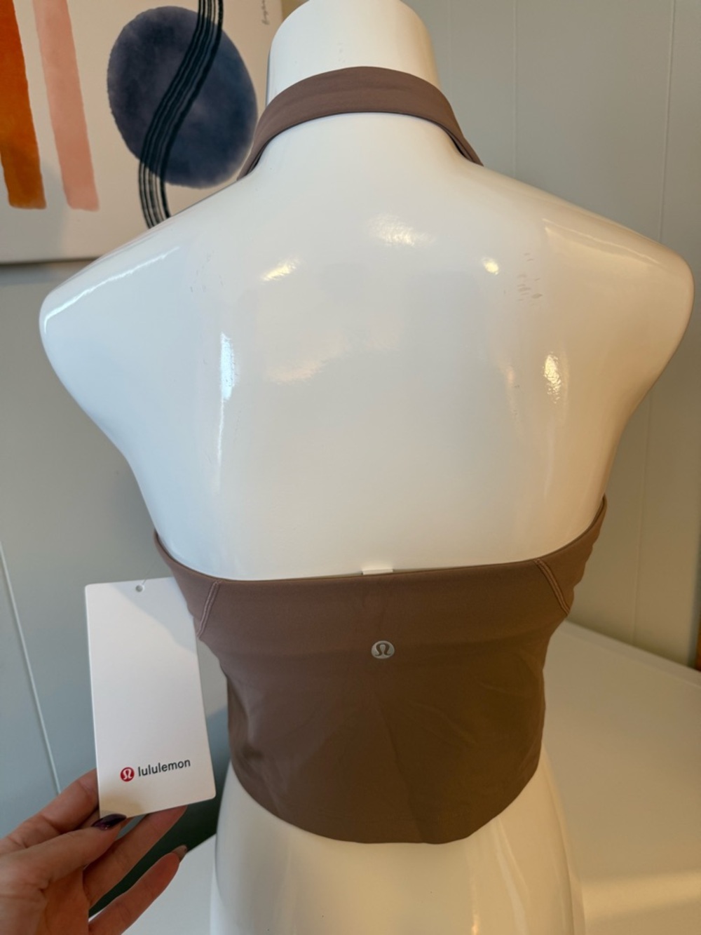 Lululemon Align Halter Tank Twilight Rose Brown Size 8 - Picture 6 of 9
